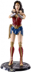 Figurina articulata de colectie Wonder Woman Amazonian Princess 18 cm rosu stativ inclus 