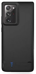 Carcasa de protectie compatibila cu Samsung Galaxy Note 20 Ultra cu Baterie de 6000mAh Metal Power Pro H417 Metal Negru 