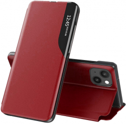 Husa de protectie compatibila cu iPhone 14 Piele ecologica Rosu 