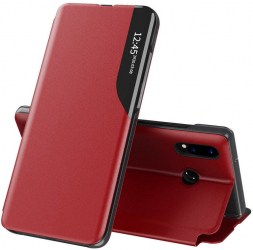 Husa Protectie pentru Samsung Galaxy A10s/M01s Elite Armor eFold Series O5944 Piele ecologica Rosu 