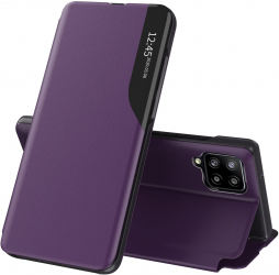Husa pentru Samsung Galaxy A12/A12 Nacho Piele ecologica Purple 