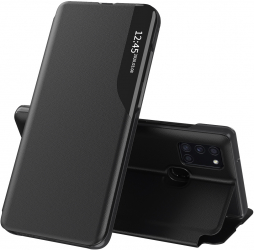 Husa pentru Samsung Galaxy A21s Piele ecologica Black 