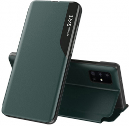 Husa pentru Samsung Galaxy A51 4G Piele ecologica Dark Green 