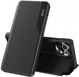 Husa pentru Xiaomi Mi 11 Lite 4G/Mi 11 Lite 5G/11 Lite 5G NE Piele ecologica Black 