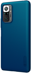 Husa pentru Xiaomi Redmi Note 10 Pro/Note 10 Pro Max Nillkin Super Frosted Shield Blue 