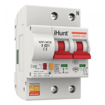 Siguranta automata inteligenta iHunt Home WIFI Smart Circuit Breaker 2P 16A 
