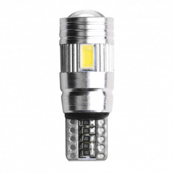 Bec Led Auto Techstar and reg T10 w5w Alb Rece 6000K 12V 120lm 