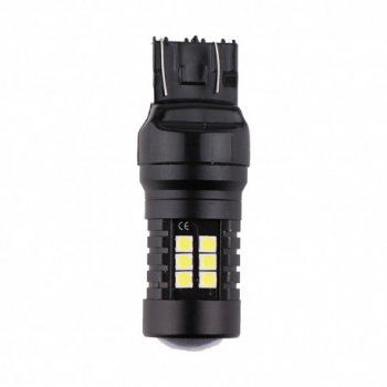 Bec Led Auto Techstar and reg W21/5W 7443 Alb Rece 6000K 12V 420 lm