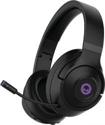 Casti Gaming Over-Ear Wireless LORGAR Noah 701, Microfon retractabil, EQ Dinamic, Negru, LRG-GHS701 