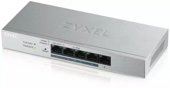 Switch Zyxel GS1200-5HP V2 5-Port GbE Web Smart 4 x PoE 802.3at 60W Fanless 