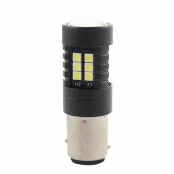 Bec Led Auto Techstar and reg 1156 BA15S Alb Rece 6000K 12V 1260 lm 