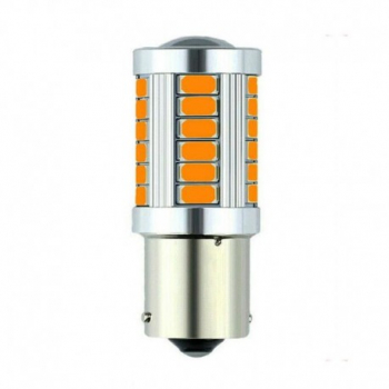 Bec Led Auto Techstar and reg BA15S 1156 Galben 12V 660 lm 