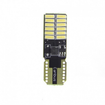 Bec Led Auto Techstar and reg T10 w5w Alb Rece SMD 6000K 12V 576lm 