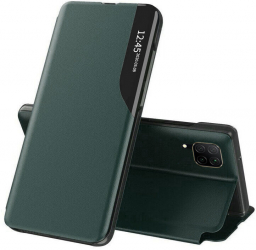 Husa Protectie pentru Huawei P40 Lite Elite Armor eFold Series O6043 Piele ecologica Dark Verde 