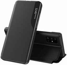 Husa pentru Samsung Galaxy A71 4G Piele ecologica Black 