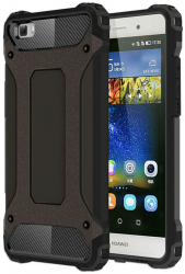 Husa de protectie compatibila cu Huawei P8 Lite PC Negru