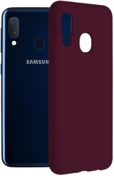 Husa pentru Samsung Galaxy A20e Techsuit Soft Edge Silicone Plum Violet 