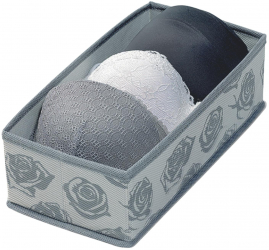 Cutie textila organizare sertare si dulapuri haine 28x14x9cm Roses 