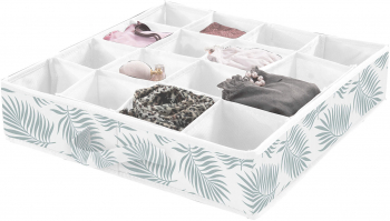 Organizator pentru sertare cutie textila compartimente pentru sertare 40x40cm-Palma 