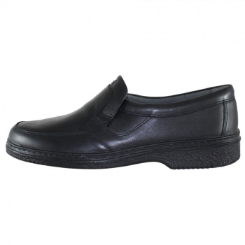 Pantofi casual barbati piele naturala - Otter negru - Marimea 39 
