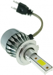 Set 2 becuri auto LED BA-C6-2-6000 C6 H7 6000K 36W COB
