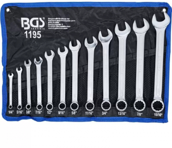 Set de 12 chei combinate in toli 