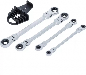 Set de chei cu clichet profil torx E 