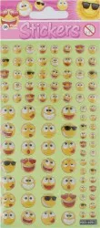 Set stickere Crazy Faces 