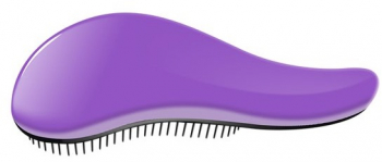 Perie de par 19 x 8 x 4.5 cm forma conturata violet 