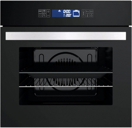 Cuptor incorporabil La Cottura FE6V110TGN electric 60 cm multifunctional grill 11 functii 65 l finisaj Sticla Neagra