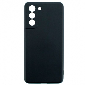 Husa pentru Samsung Galaxy S21 FE ApcGsm Microfibra Liquid Silicone Negru 