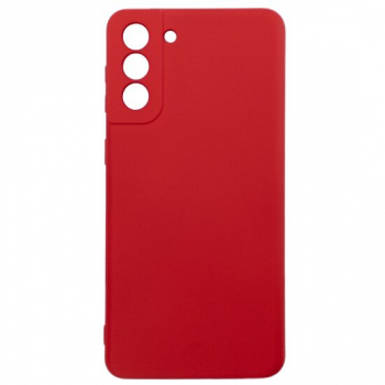 Husa pentru Samsung Galaxy S21 FE ApcGsm Microfibra Liquid Silicone Rosu 