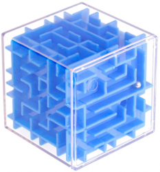 Jucarie interactiva copii Tip cub 3D 3 ani+ Albastru 