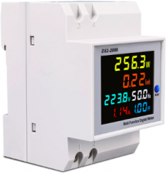 Monitor AC sina din 6IN1 AC 40 300 V 100A Tensiune curent factor de putere activ KWH energie electrica Frecventametru VOLT AMP 