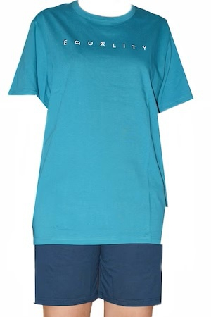 Pijama barbati Vamp 70008 L Bumbac Albastru Petrol 
