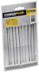 Set 10 panze fierastrau traforaj Powerplus POWX190A 