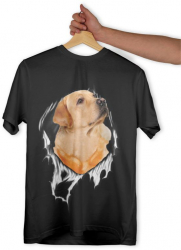 Tricou personalizat dama LABRADOR Negru Marime L
