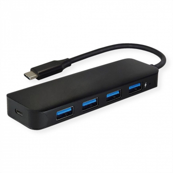 Hub Usb 3.2 Gen 1-C la 4 x Usb-A Negru Value 14.99.5039 