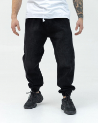 Blugi boyfriend pentru barbati Basic negru 