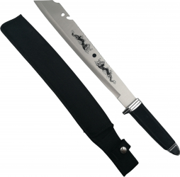 Maceta de vanatoare Heart of China argintiu 46 cm teaca inclusa 