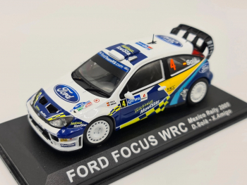 MACHETA FORD FOCUS WRC RALIU MEXIC 2005 1/43 