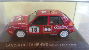 MACHETA LANCIA DELTA HF 4WD RALIU 1988 1 43 