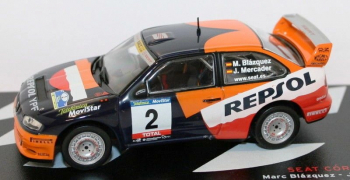 MACHETA SEAT CORDOBA WRC RALIU RAC NAVARRA 2001 1 43 