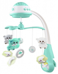 Carusel muzical BabyMix Ursuleti 920330 Turcoaz 
