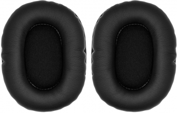 Set 2 bureti PadForce ovali universali pentru casti - 85 x 65 x 16 mm Negru 