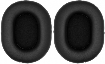 Set 2 bureti PadForce ovali universali pentru casti - 90 x 70 x 18 mm Negru 