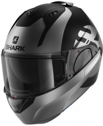 Casca flip-up Shark Evo-ES Kedje negru/antracit/mat marime XS 
