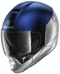 Casca flip-up Shark Evojet Dual gri/albastru/mat marime XL 