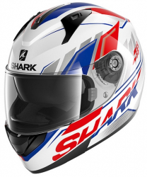 Casca integrala Shark Ridill 1.2 Phaz alb/rosu/albastru marime XS 