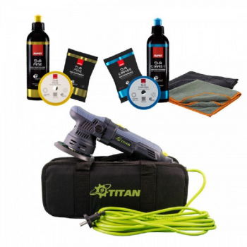 Masina de polisat excentrica Titan cursa 21mm inclus kit Rupes de polisat SW-10246 